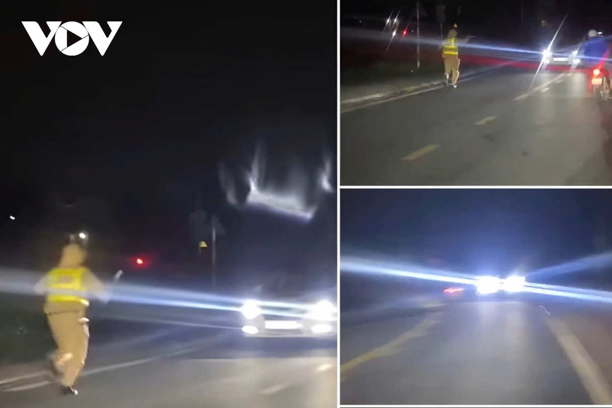 Xử phạt tài xế không chấp hành kiểm tra nồng độ cồn, lái xe lùi xuống ruộng